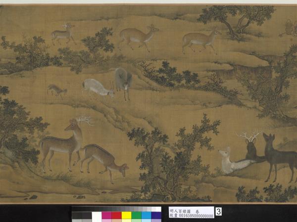 明人百祿圖　卷