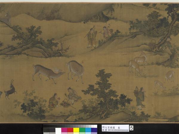 明人百祿圖　卷