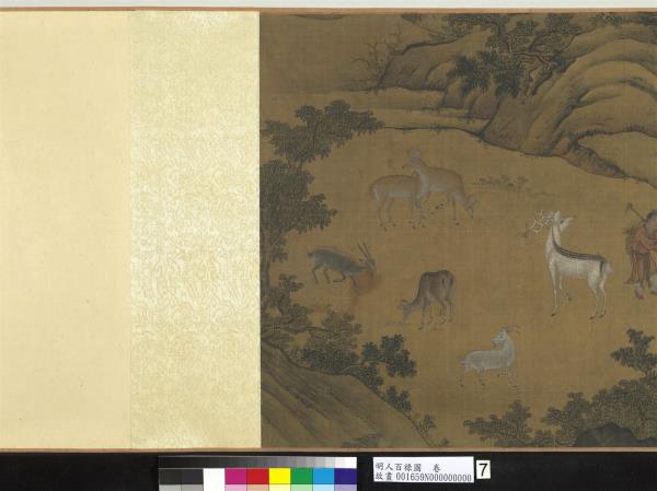 明人百祿圖　卷