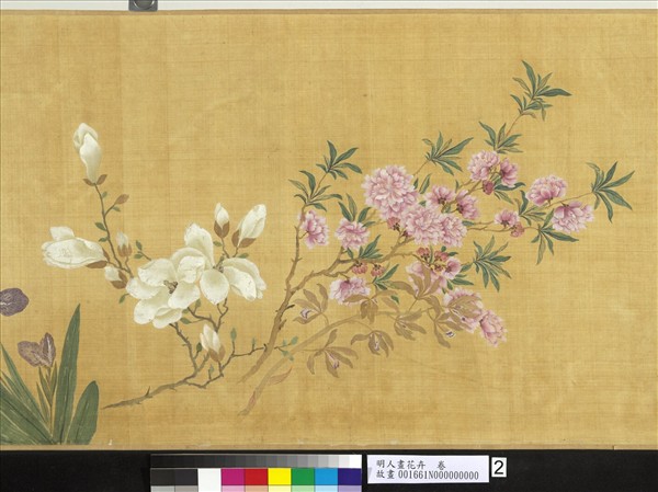 明人畫花卉　卷