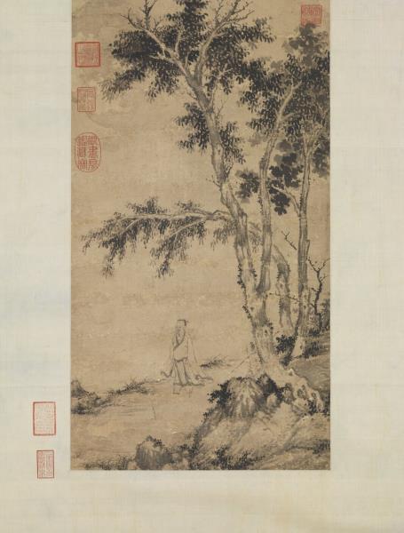 元盛懋秋林蕭散　軸