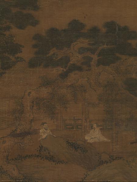 元盛懋溪山清夏圖　軸