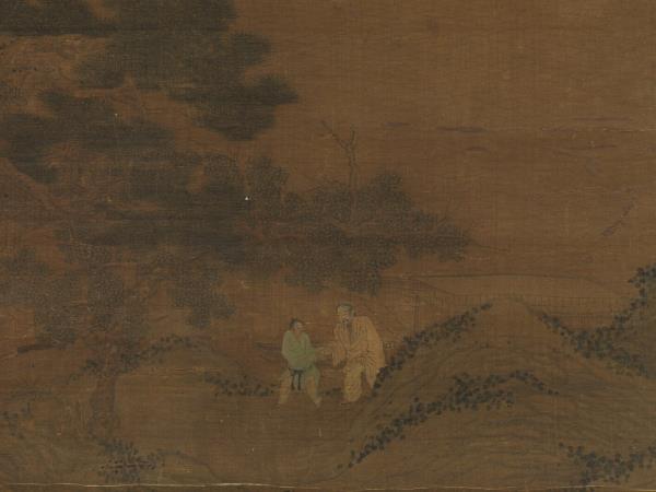 元盛懋溪山清夏圖　軸