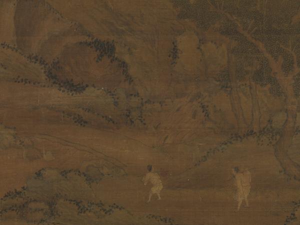 元盛懋溪山清夏圖　軸