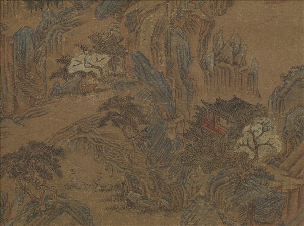 宋趙宗漢雁山敘別　軸