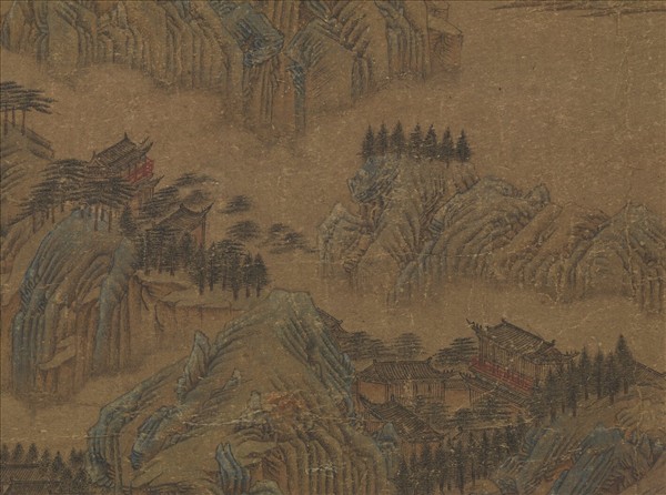 宋趙宗漢雁山敘別　軸