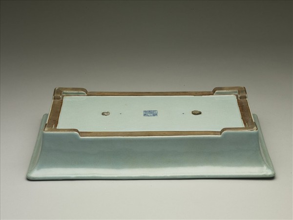 仿鈞釉長方花盆