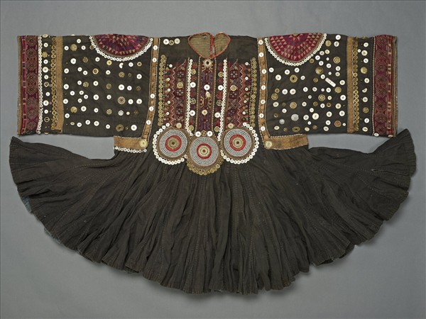 巴基斯坦 黑地刺繡婚禮衣