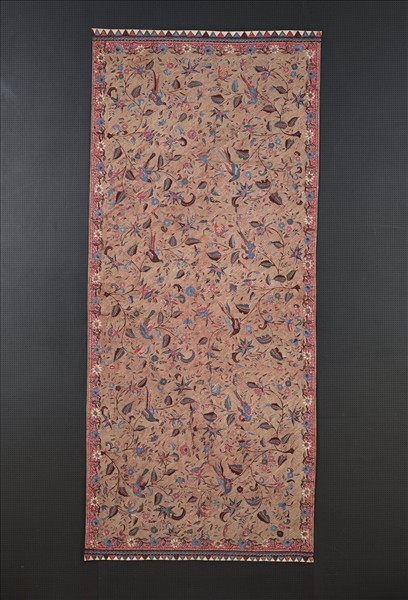 印尼 花鳥紋蠟染裙布