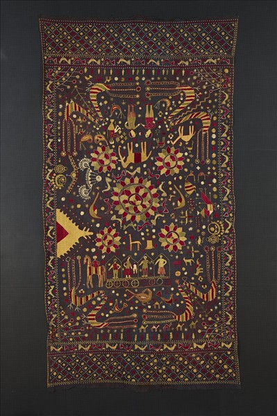 印度 波卡麗刺繡頭巾