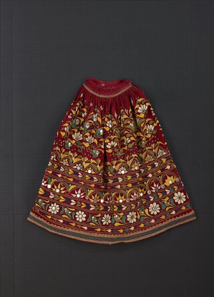 印度 刺繡裙