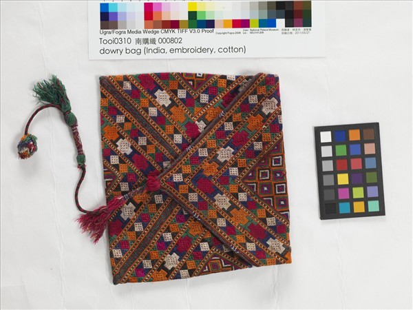 印度 刺繡嫁妝袋