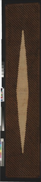 印尼 褐地長菱形蠟染裹胸布