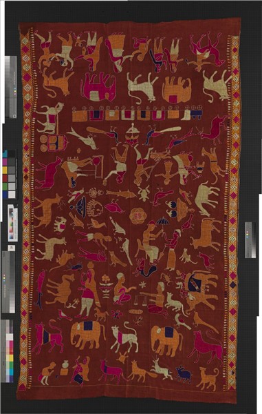 印度 波卡麗刺繡頭巾