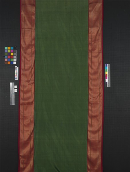 印度 綠地織金錦紗麗