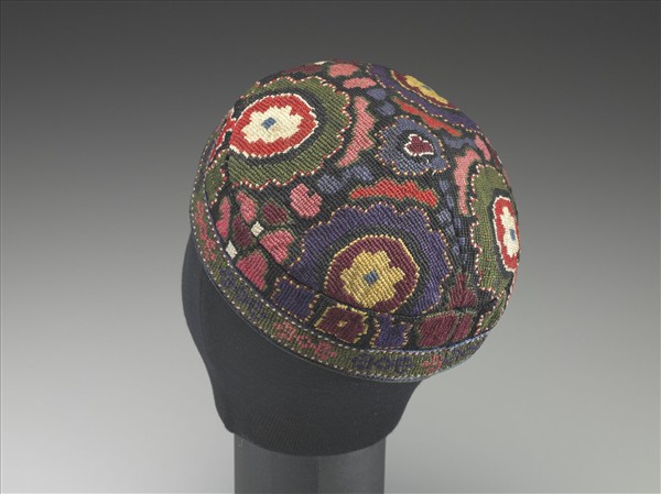 烏茲別克 多彩刺繡圓帽
