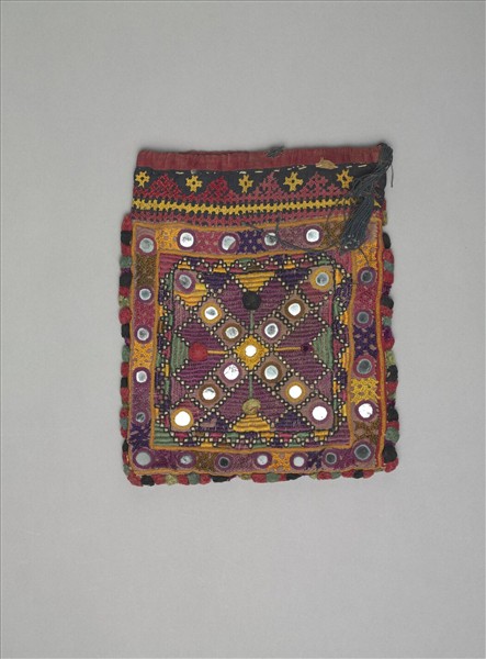 印度 多彩鏡繡袋