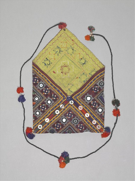 印度 多彩鏡繡袋