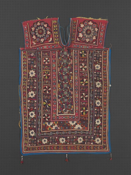 印度 鏡繡襯衫前襟