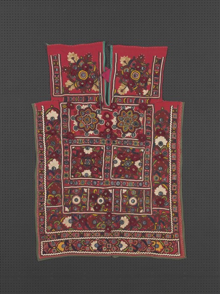 印度 鏡繡襯衫前襟