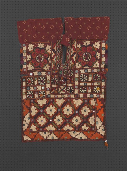 印度 鏡繡襯衫前襟