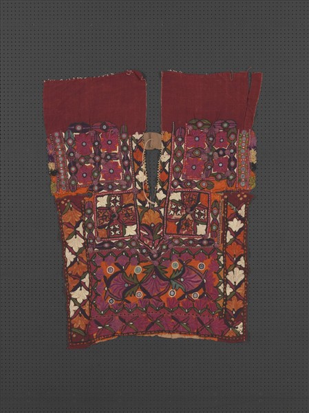 印度 鏡繡襯衫前襟