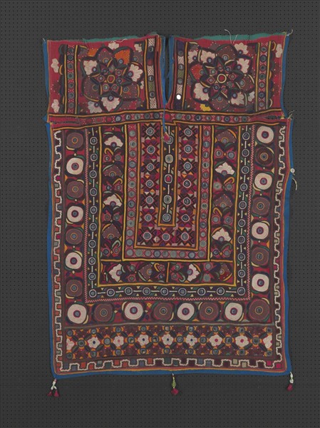 印度 鏡繡襯衫前襟