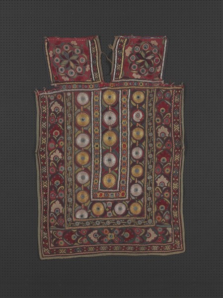 印度 鏡繡襯衫前襟