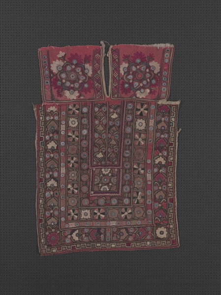 印度 鏡繡襯衫前襟