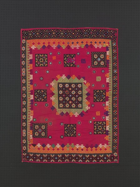 巴基斯坦 鏡繡方巾