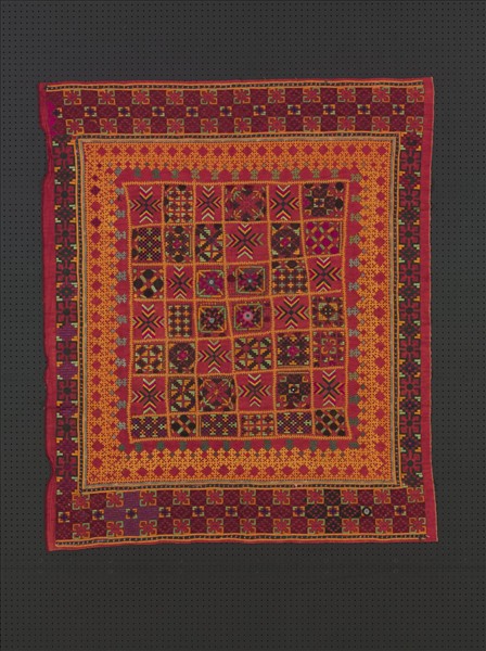 巴基斯坦 刺繡方巾