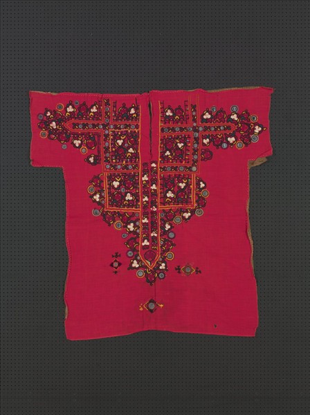 印度 鏡繡襯衫前襟