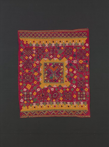 巴基斯坦 鏡繡方巾