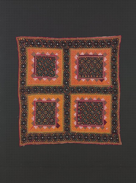 巴基斯坦 鏡繡方巾