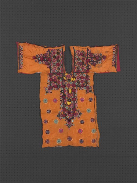 印度 鏡繡襯衫前襟