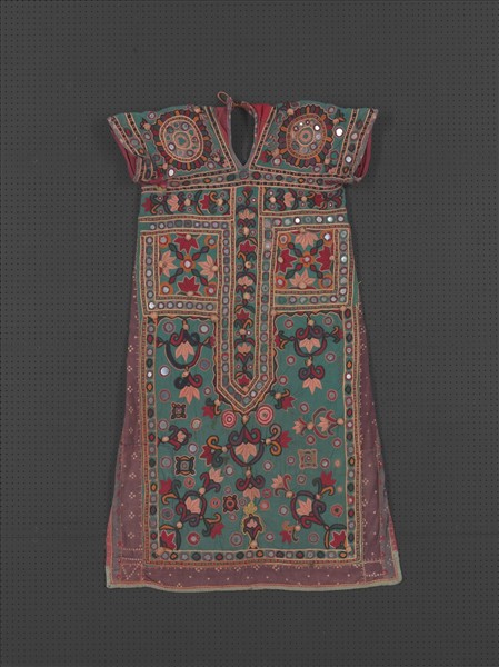 印度 鏡繡襯衫前襟