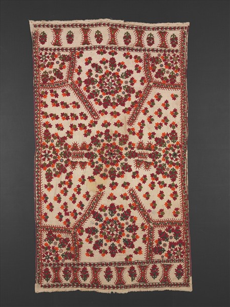 巴基斯坦 花卉紋刺繡頭巾