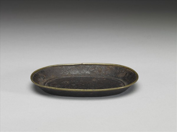 清晚期 煎茶提籃茶器組 銅茶托