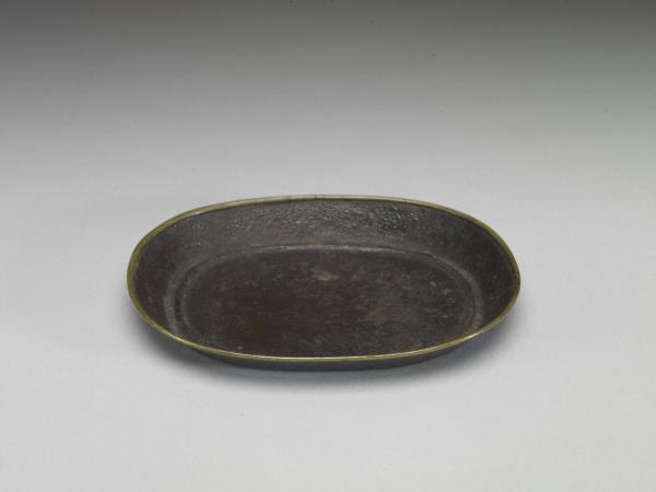 清晚期 煎茶提籃茶器組 銅茶托