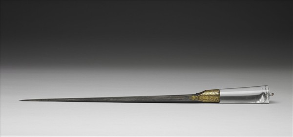 印度 蒙兀兒王朝 水晶柄刀