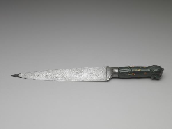 短刀，古銅製，「建安二年永寶」，時代物 短刀，古銅製，「建安二年永寶」，時代物 短刀，古銅製，「建安