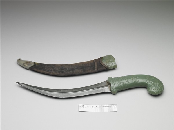 印度 蒙兀兒王朝 玉柄短劍