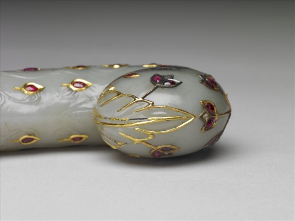 印度 蒙兀兒王朝 玉柄短劍