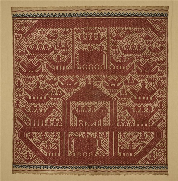 印尼 船紋禮儀布