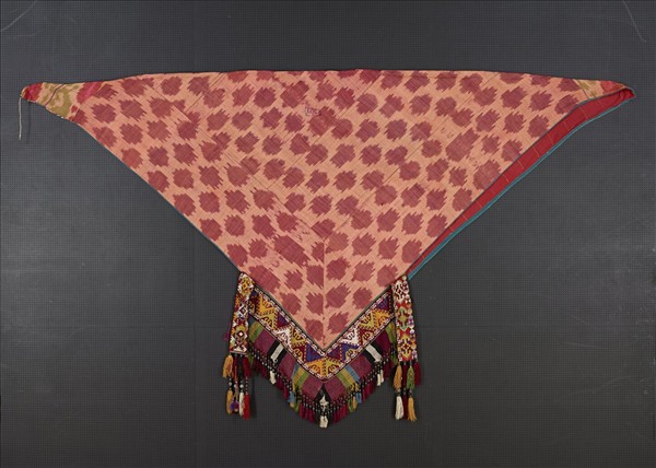 烏茲別克 多彩幾何塞戈許刺繡巾