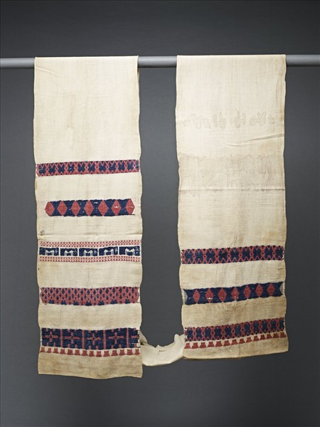 印尼 水牛菱形紋祭典用掛幡