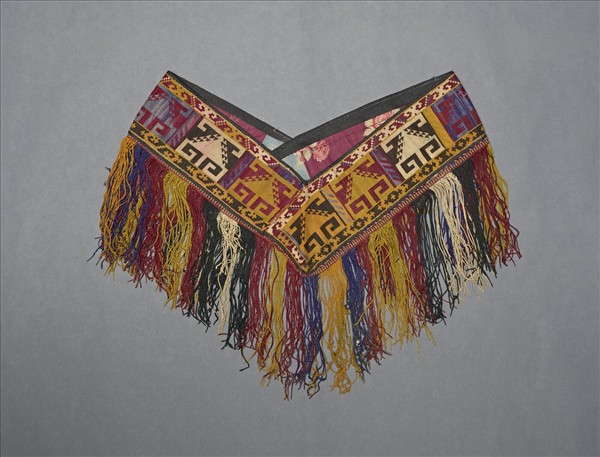 烏茲別克 多彩幾何塞戈許刺繡帶