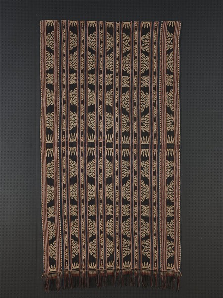 印尼 黑地伊卡披巾