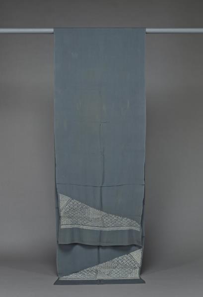 日本 紺地絞染兵兒帶