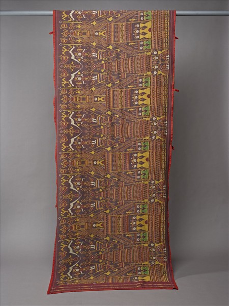 柬埔寨 寶塔、人物及動物紋伊卡掛飾